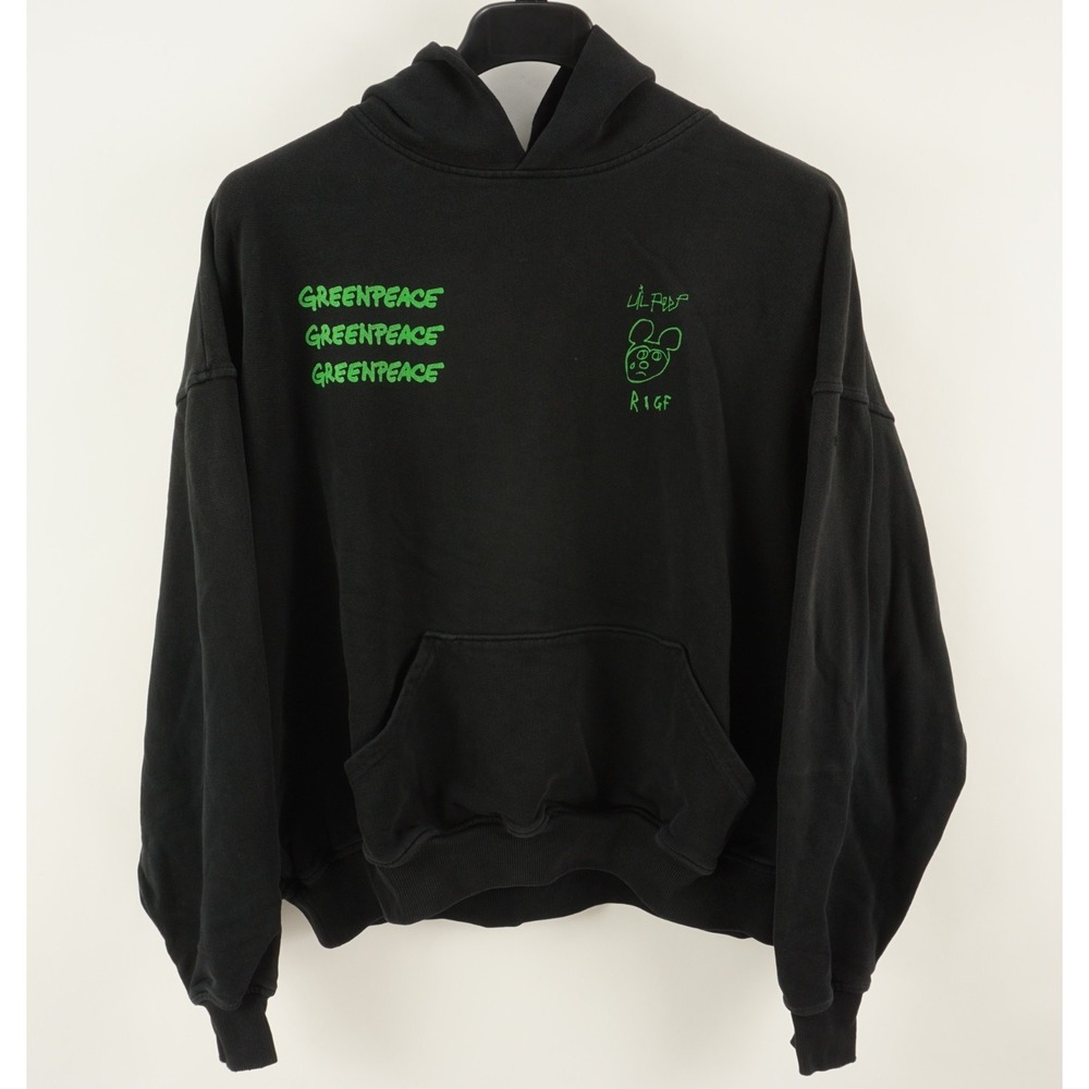 Rose In Good Fatih x‎ Lil Peep x Greenpeace Large Oversized Broken Heart Hoodie